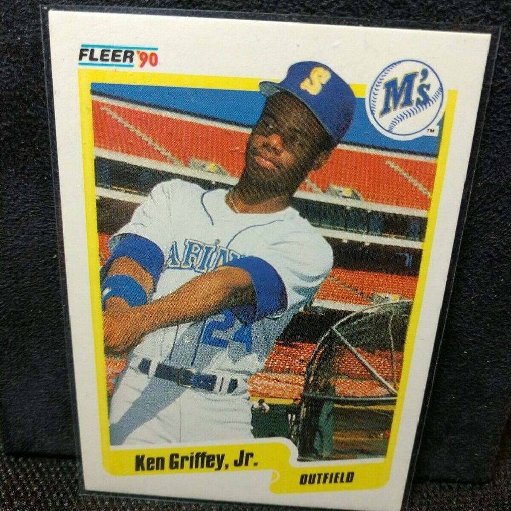 1990 Fleer Ken Griffey Jr #513 2nd Year Seattle Mariners Hall of Fame